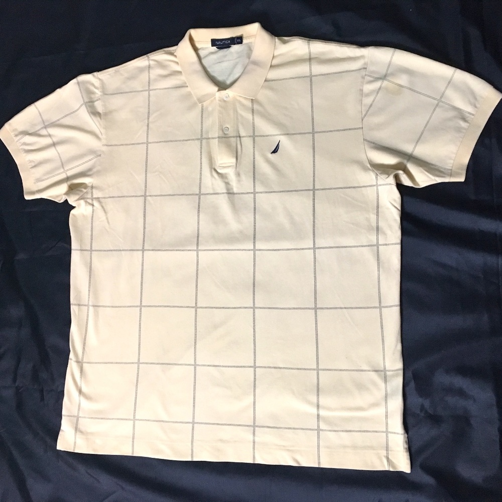 Nautica Men's Plaid Polo Shirt